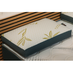 Oreiller mémoire de forme bambou tissu airflow | Isoplast literie Réunion
