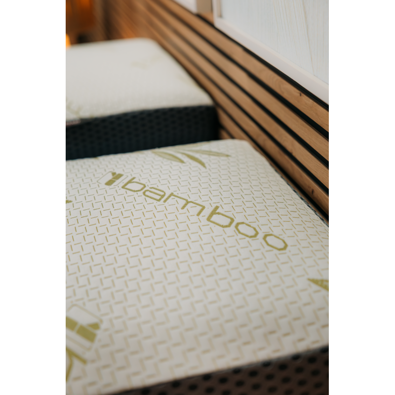 Oreiller mémoire de forme bambou tissu airflow | Isoplast literie Réunion